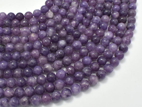 Lepidolite Beads, 6mm Round Beads-BeadDirect