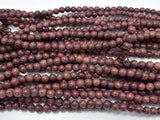 Purple Sandalwood Beads, 6mm Round Beads-Wood-BeadDirect