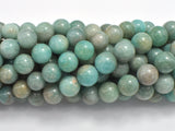 Russian Amazonite Beads, 10mm Round-Gems: Round & Faceted-BeadDirect