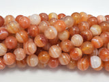Natural Banded Agate, Striped Agate, 10mm-Gems: Round & Faceted-BeadDirect