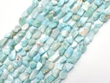 Dominican Larimar Beads, 5x7mm, Nugget Beads-BeadDirect