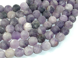 Matte Amethyst Beads, 12mm Round Beads-Gems: Round & Faceted-BeadDirect