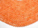 Jade Beads-Orange, 8mm Round Beads-Gems: Round & Faceted-BeadDirect