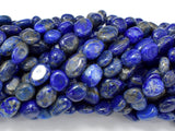 Natural Lapis Lazuli, Approx 6x8mm Nugget Beads-Gems:Assorted Shape-BeadDirect