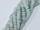 Aquamarine 3.5x8.5mm Faceted Rondelle-BeadDirect