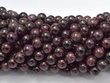 Red Garnet Beads, 7mm Round-Gems: Round & Faceted-BeadDirect