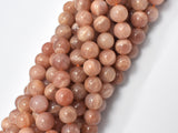 Sunstone Beads, 8mm (8.5mm) Round-Gems: Round & Faceted-BeadDirect