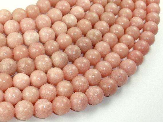 Pink Opal, 10mm Round Beads-Gems: Round & Faceted-BeadDirect
