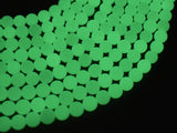 Glow in The Dark Beads-Green, Luminous Stone, 8mm (7.7mm)-Gems: Round & Faceted-BeadDirect