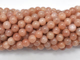 Sunstone Beads, 6mm (6.5mm) Round-Gems: Round & Faceted-BeadDirect
