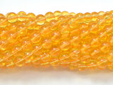 Citrine Beads, 8mm Round Beads-Gems: Round & Faceted-BeadDirect