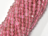 Strawberry Quartz Beads, 3mm (3.3mm) Micro Faceted Round-Gems: Round & Faceted-BeadDirect