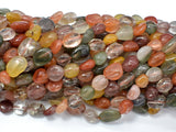 Mixed Rutilated Quartz, Approx 5x7mm Nugget Beads-Gems: Nugget,Chips,Drop-BeadDirect
