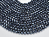 Mystic Coated Black Onyx, 8mm Faceted Round-Gems: Round & Faceted-BeadDirect