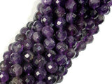 Amethyst, 6mm Faceted Round-Gems: Round & Faceted-BeadDirect