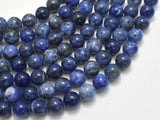 Sodalite Beads, Round, 10mm-BeadDirect