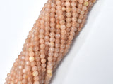 Sunstone Beads, 4mm (3.8mm) Round Beads-BeadDirect