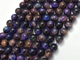 Tiger Eye - Purple, 8mm, Round-BeadDirect