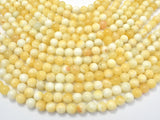 Honey Jade Beads, 8mm (8.5mm) Round Beads-BeadDirect