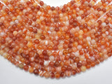Natural Banded Agate, Striped Agate, 6mm (6.3mm)-Gems: Round & Faceted-BeadDirect