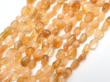 Citrine Beads, Approx. 6x8mm Nugget Beads-BeadDirect