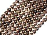 Smoky Quartz Beads, Round, 8mm-BeadDirect