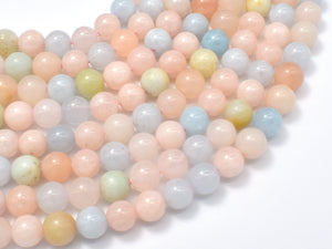 Beryl Beads, Aquamarine, Morganite, Heliodor, 8mm, Round-Gems: Round & Faceted-BeadDirect