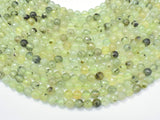 Prehnite Beads, 8mm (7.8mm) Faceted Round-Gems: Round & Faceted-BeadDirect