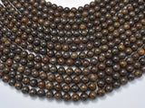 Bronzite Beads, 8mm Round Beads-Gems: Round & Faceted-BeadDirect