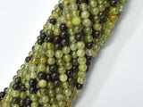 Green Garnet Beads, 4mm (4.5mm) Round Beads-Gems: Round & Faceted-BeadDirect