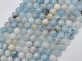 Aquamarine Beads,6mm (6.3mm) Round Beads-Gems: Round & Faceted-BeadDirect