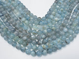 Genuine Aquamarine Beads, 10mm Round Beads-Gems: Round & Faceted-BeadDirect