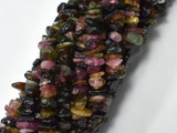 Watermelon Tourmaline Beads, Chips, 4mm - 9mm-Gems: Nugget,Chips,Drop-BeadDirect