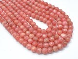 Rhodochrosite Beads, 5.8 mm Round Beads-Gems: Round & Faceted-BeadDirect