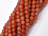 Carnelian Beads, 6mm(6.3mm) Round Beads-Gems: Round & Faceted-BeadDirect
