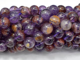 Super Seven Beads, Cacoxenite Amethyst, 10mm Round-Gems: Round & Faceted-BeadDirect
