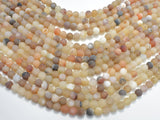 Druzy Agate Beads, Light Gray Geode Agate Beads, 6mm Round Beads-Gems: Round & Faceted-BeadDirect