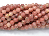 Spicy Jasper Beads, Plum Blossom Jasper, 6 mm Round Beads-Gems: Round & Faceted-BeadDirect