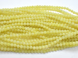Lemon Jade, 4mm Round Beads-Gems: Round & Faceted-BeadDirect