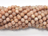 Sunstone Beads, Round, 6mm-BeadDirect