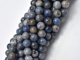 Dumortierite Beads, 8mm (8.5mm) Round Beads-Gems: Round & Faceted-BeadDirect