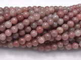 Purple Berry Quartz Beads, 6mm (6.5mm)-Gems: Round & Faceted-BeadDirect