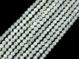 White Moonstone Beads, 4mm (4.2mm) Round Beads-Gems: Round & Faceted-BeadDirect