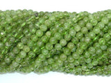 Peridot Beads, 3.8mm Round Beads-Gems: Round & Faceted-BeadDirect