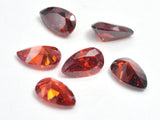 Cubic Zirconia Loose Gems - Faceted Pear, 1piece-Cubic Zirconia-BeadDirect