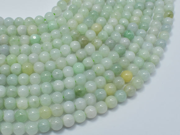 Burma Jade Beads, 6mm Round Beads-BeadDirect
