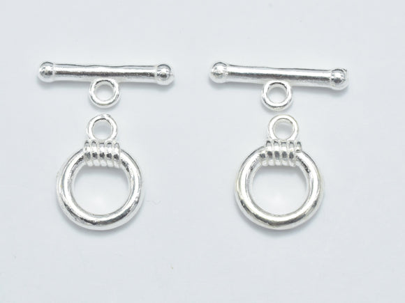 1set 925 Sterling Silver Toggle Clasps-Metal Findings & Charms-BeadDirect