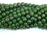 Green Chalcopyrite, 6mm Round Beads-Gems: Round & Faceted-BeadDirect