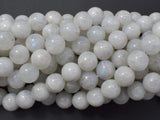 Moonstone-Rainbow Beads, 10mm(10.5mm) Round-Gems: Round & Faceted-BeadDirect