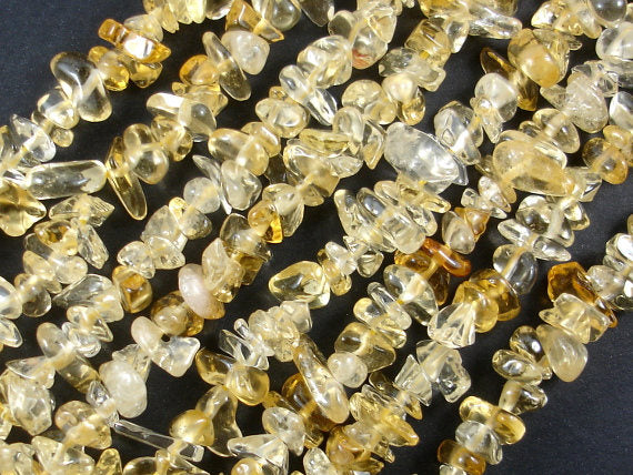 Citrine Beads, Pebble Chips-Gems: Nugget,Chips,Drop-BeadDirect